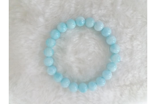 Blue Hemimorphite Bracelet (8.3mm)