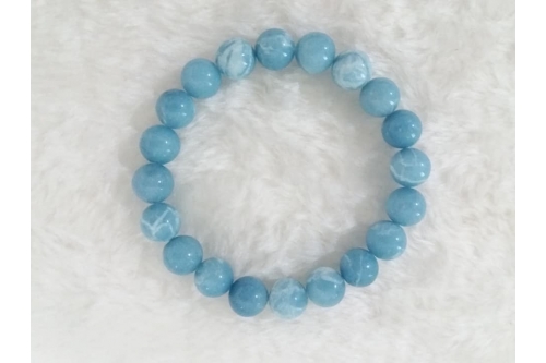 Blue Opal Bracelet (10mm)